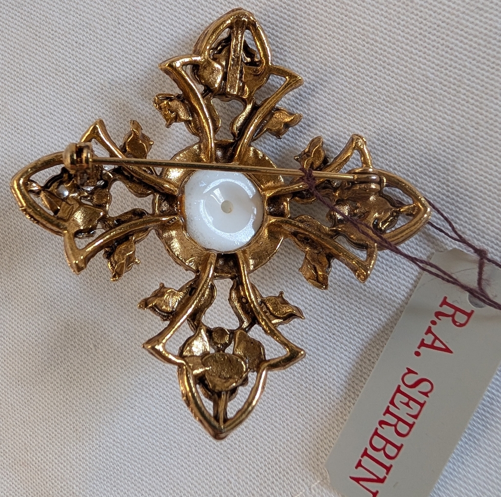 Vintage R.A.Serbin Pin Brooch - Picture 4 of 5